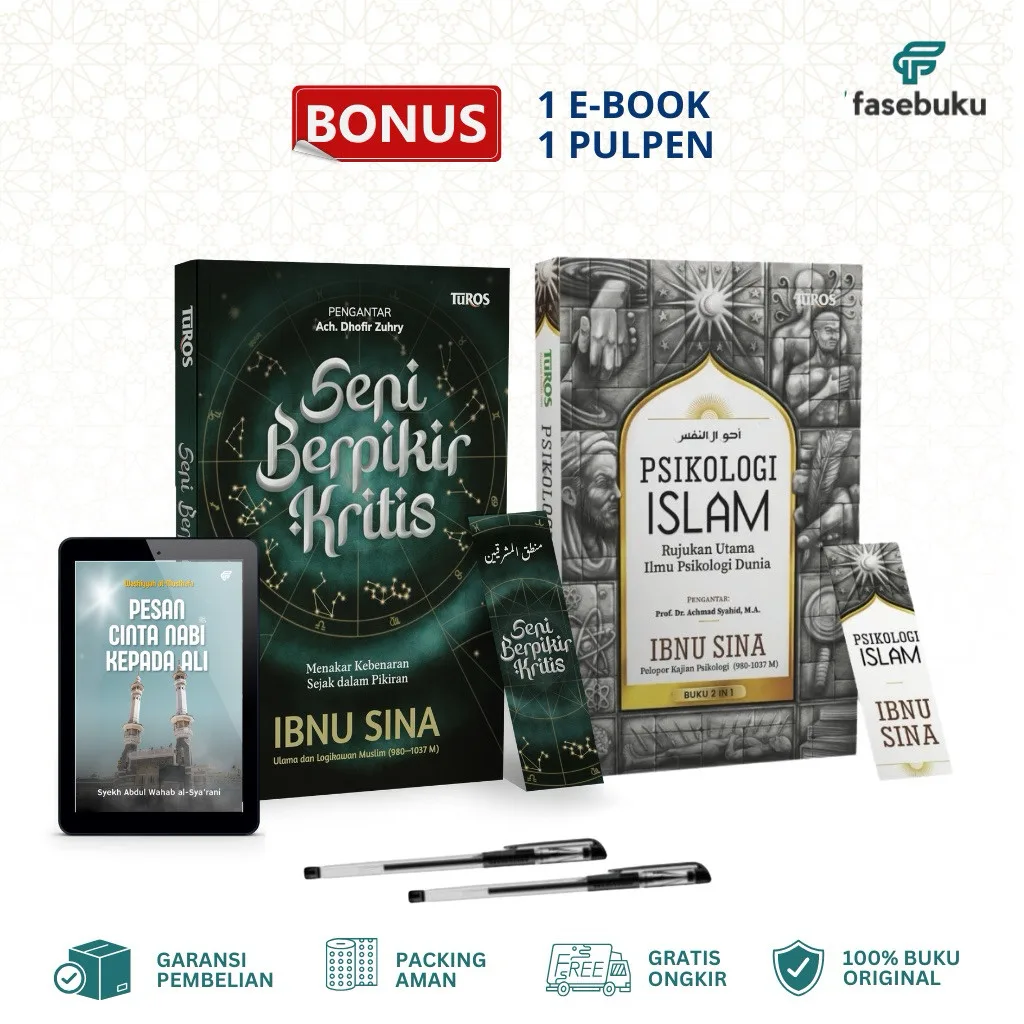 Paket Ibnu Sina - Seni Berpikir Kritis + Psikologi Islam - Turos Pustaka